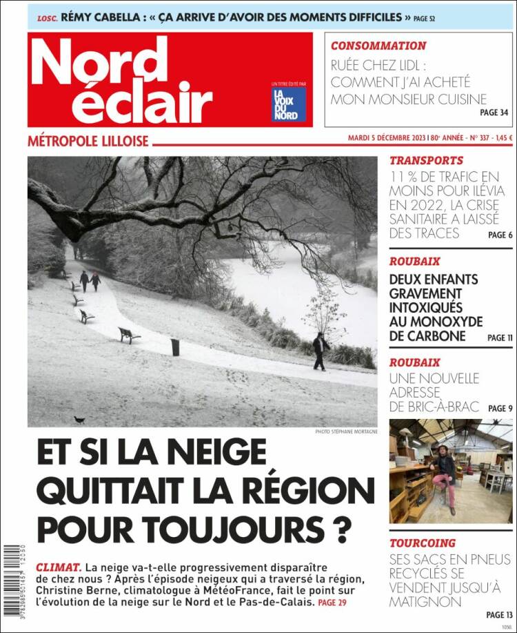 Portada de Nord Éclair (Francia)