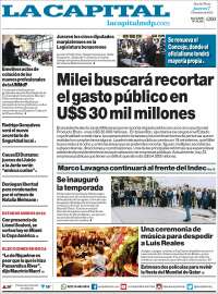 Portada de Diario La Capital - Mar del Plata (Argentina)