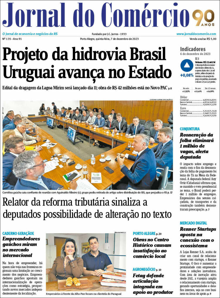 Portada de Jornal do Comércio (Brasil)