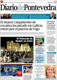 Portada de Diario de Pontevedra (España)