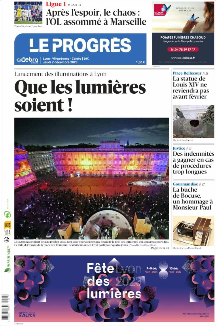Portada de Progres de Fecamp (Francia)