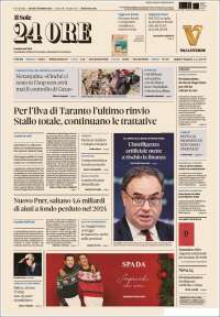 Portada de Il Sole 24 ORE (Italia)