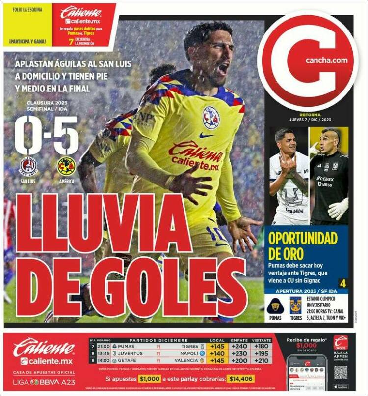 Portada de Cancha (M&eacute;xico)