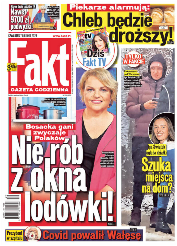 Portada de Fakt (Polonia)