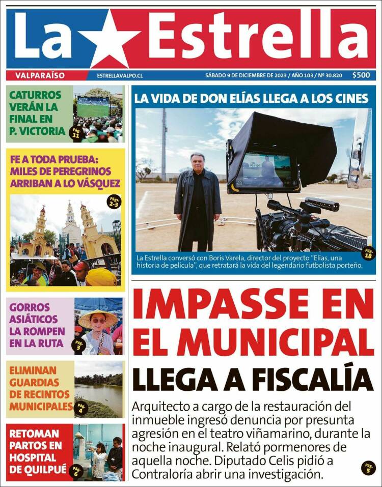 Portada de Estrella de Valparaiso (Chile)