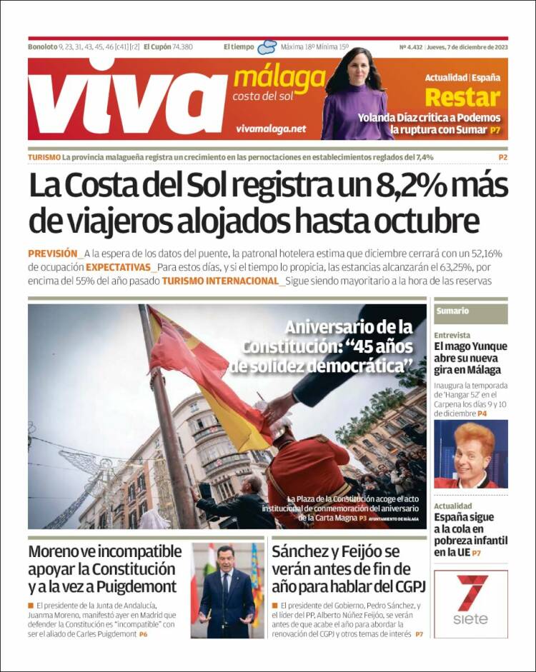 Portada de Viva Málaga (España)