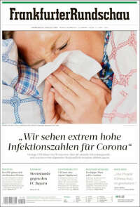 Portada de Frankfurter Rundschau (Alemania)