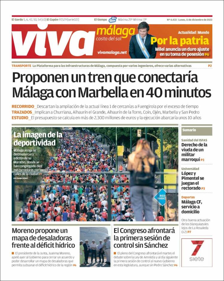 Portada de Viva Málaga (España)