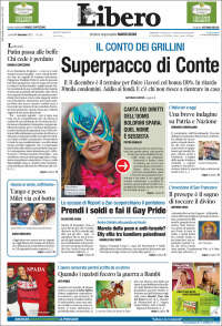 Portada de Libero (Italia)