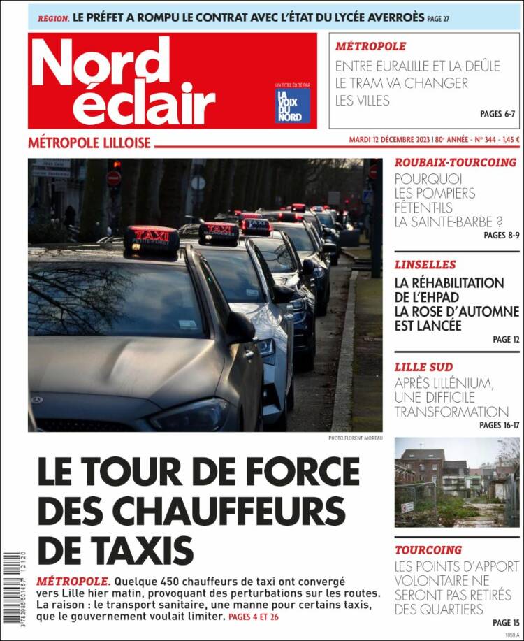 Portada de Nord Éclair (Francia)