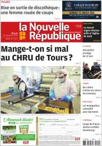 Portada de La Nouvelle Republique (Francia)