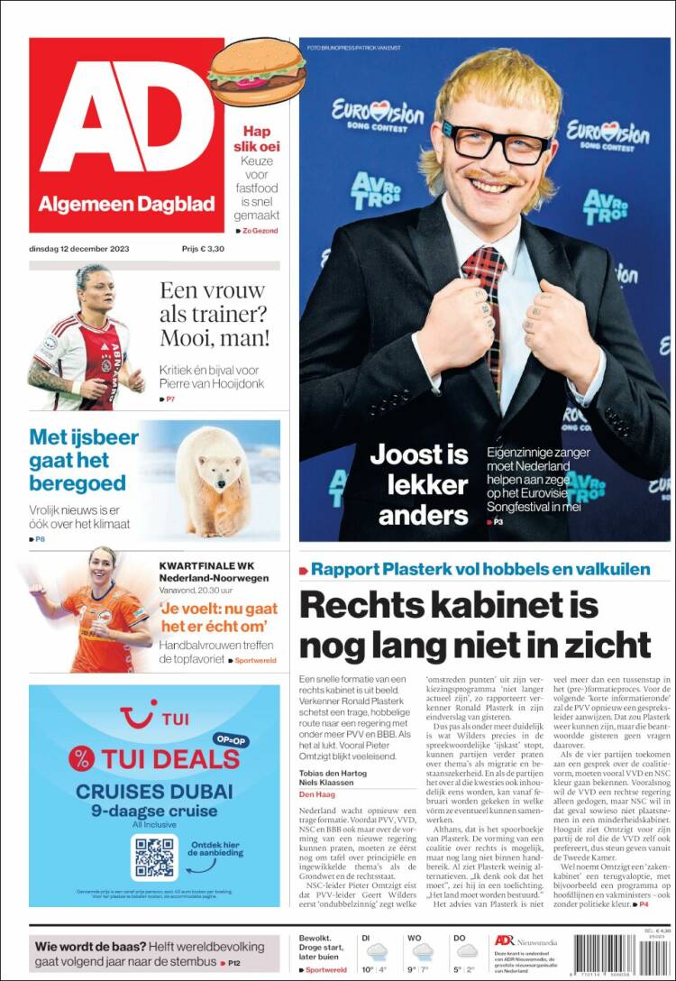 Portada de AD (Pa&iacute;ses Bajos)