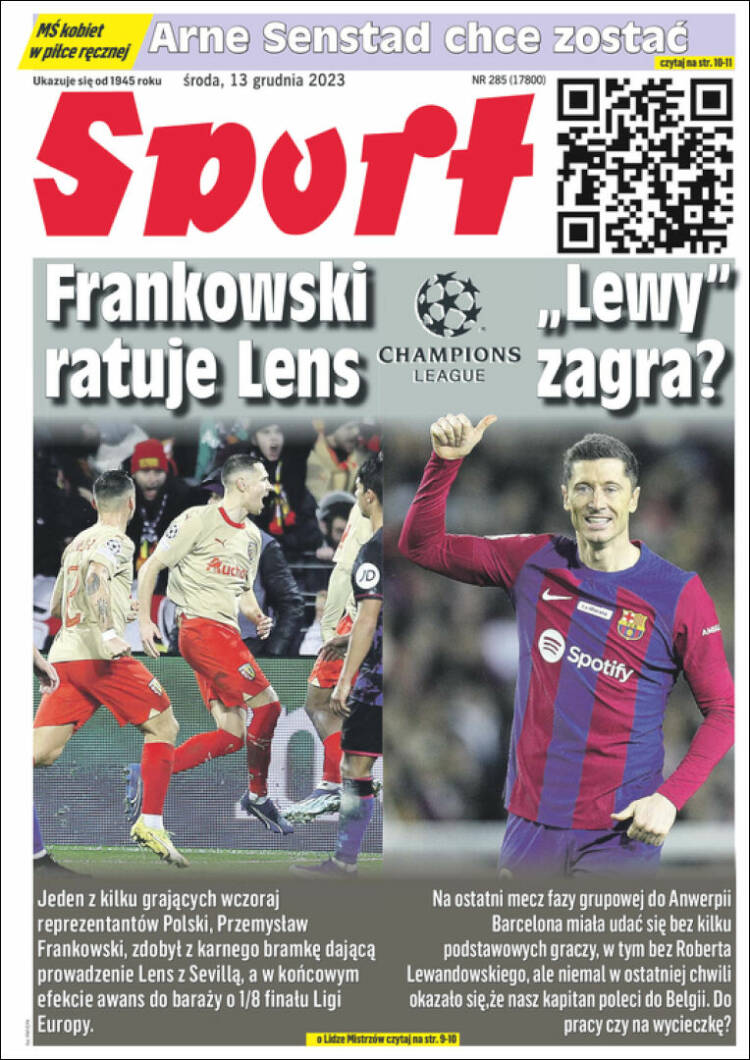 Portada de Katowicki Sport (Polonia)