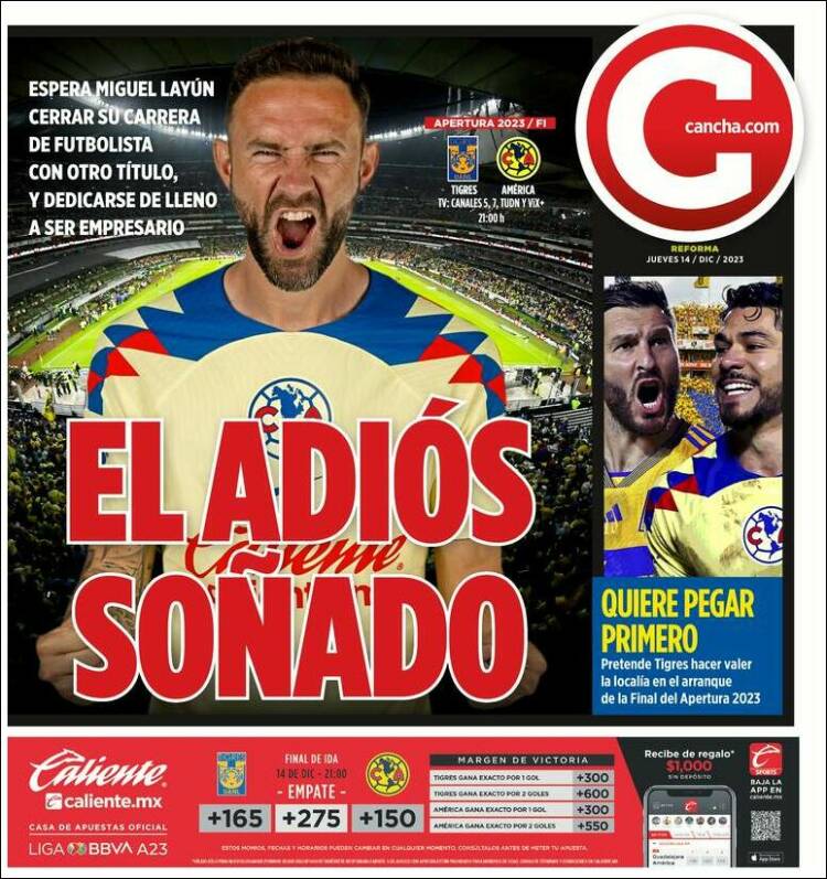 Portada de Cancha (México)