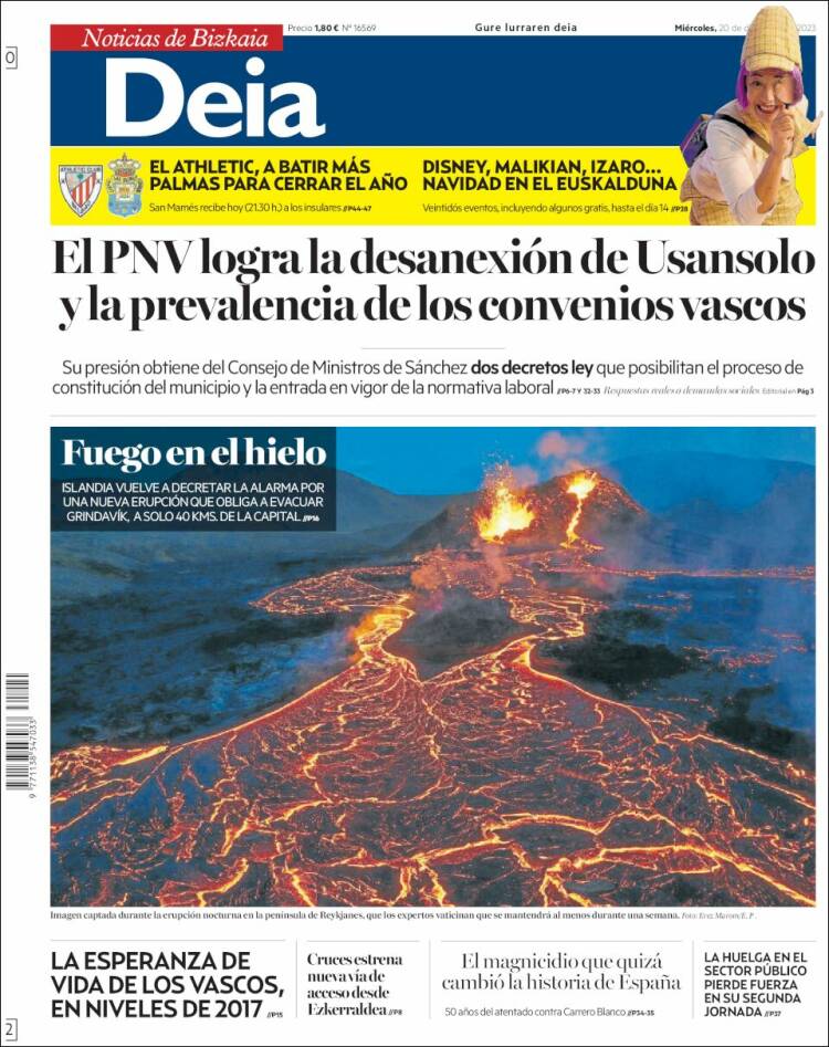 Portada de Deia (España)