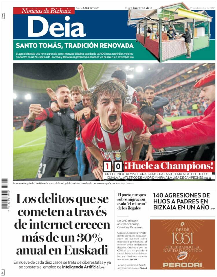 Portada de Deia (España)