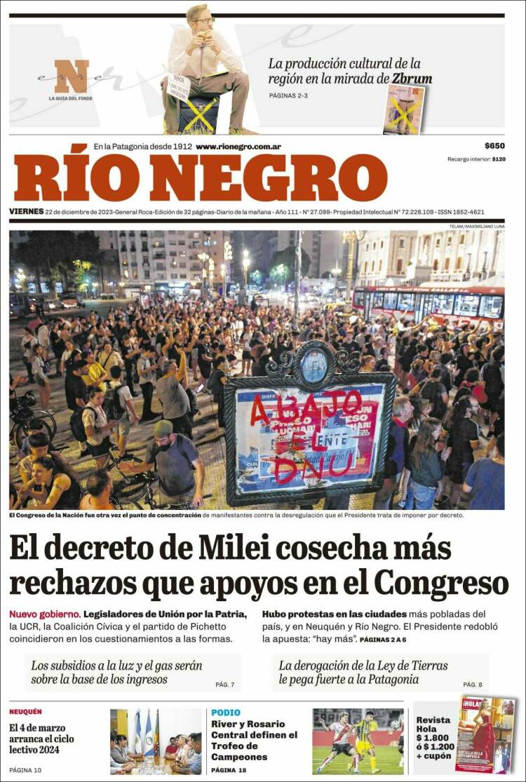 Portada de Rio Negro (Argentina)