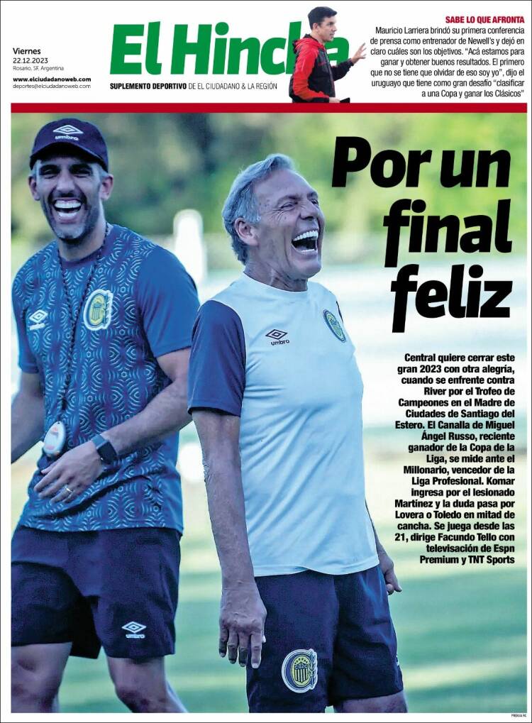 Portada de El Hincha (Argentina)