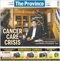 Portada de The Province (Canadá)