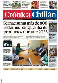 Portada de Crónica Chillán (Chile)