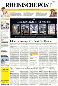 Portada de Rheinische Post (Alemania)