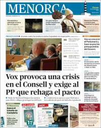 Portada de Menorca - Diario Insular (España)