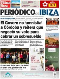 Portada de Periódico de Ibiza (España)