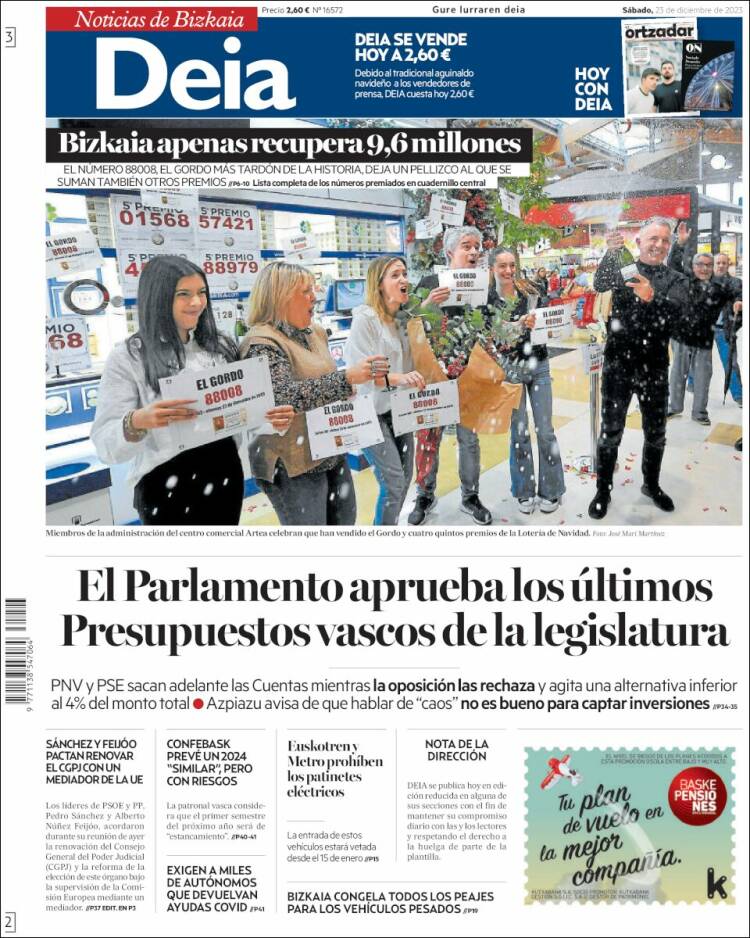 Portada de Deia (España)