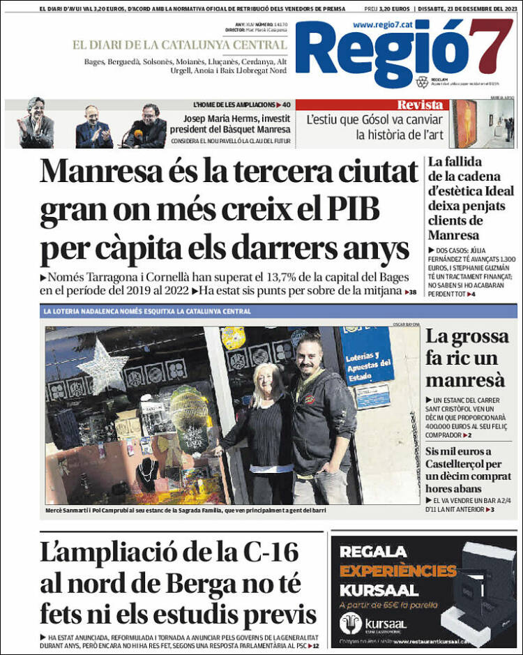 Portada de Regio7 (España)