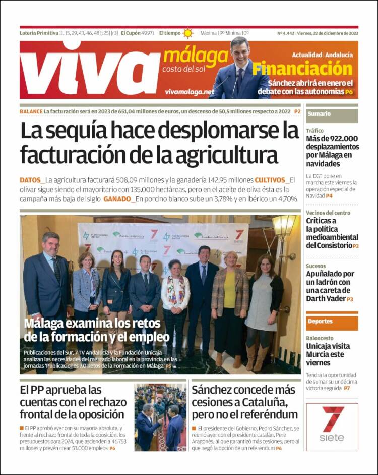 Portada de Viva Málaga (España)