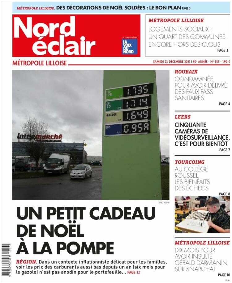 Portada de Nord Éclair (Francia)