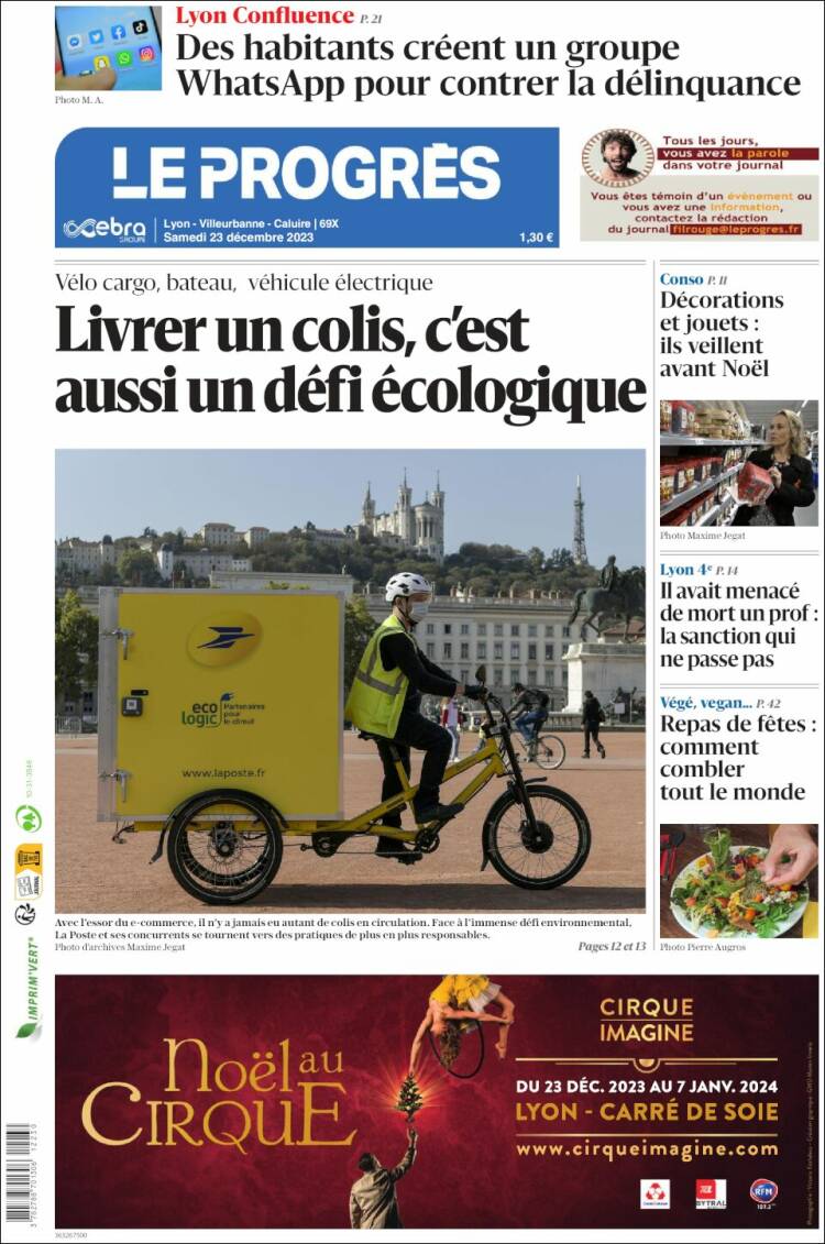 Portada de Progres de Fecamp (Francia)