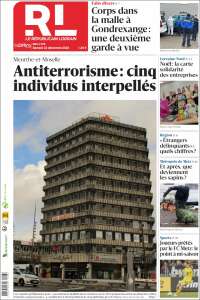 Portada de Le Republicain Lorrain (Francia)