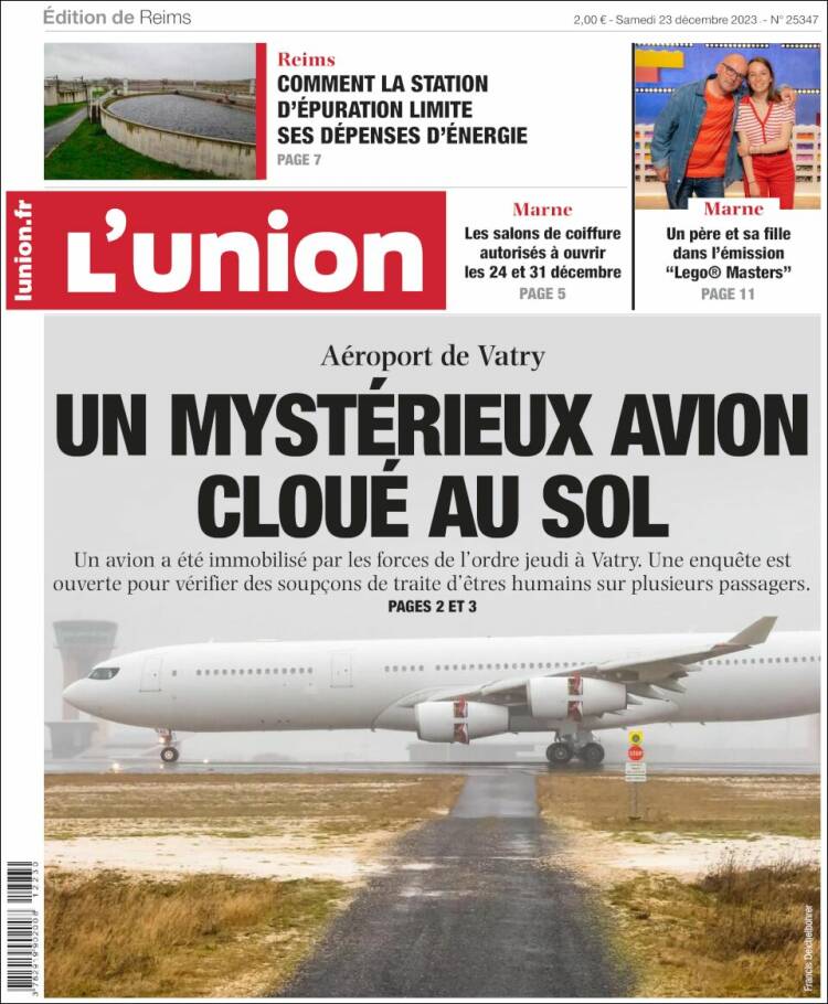 Portada de L'Union (Francia)