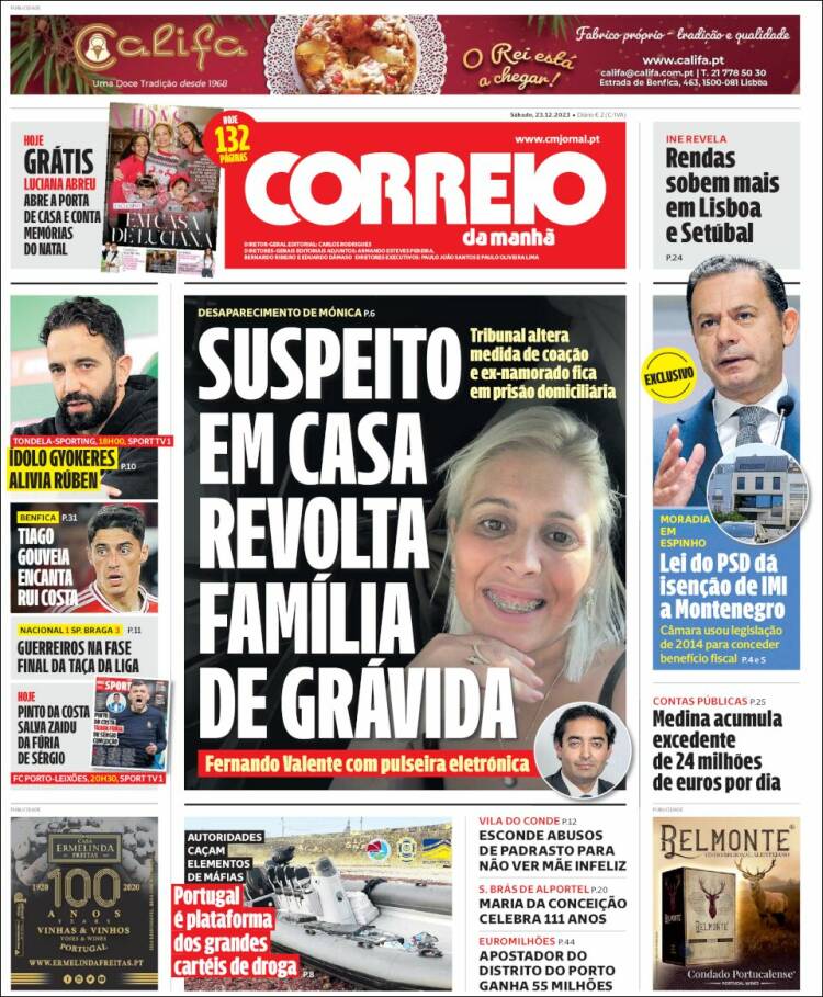 Portada de Correio da Manhã (Portugal)