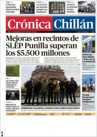 Portada de Crónica Chillán (Chile)