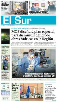 Portada de El Sur (Chile)