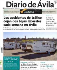 Portada de Diario de Ávila (España)