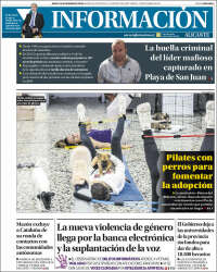 Portada de Diario Información (España)