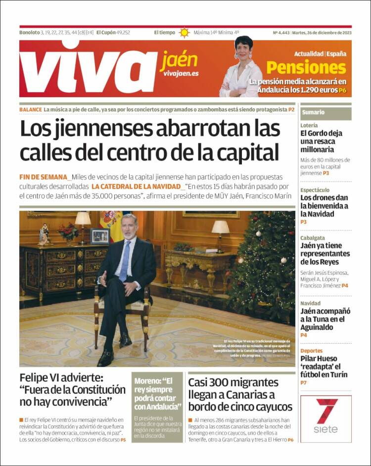 Portada de Viva Jaén (España)