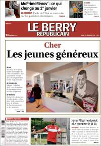 Portada de Berry Republicain (Francia)