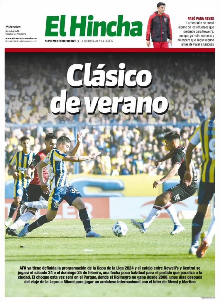 Portada de El Hincha (Argentina)