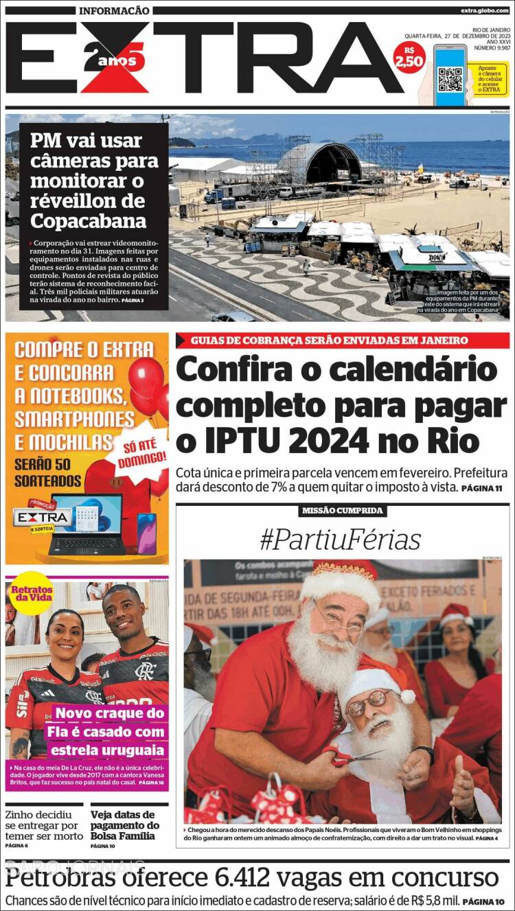 Portada de Extra (Brasil)