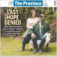 Portada de The Province (Canadá)