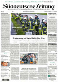 Portada de Sueddeutsche (Alemania)