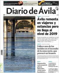 Portada de Diario de Ávila (España)