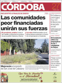 Portada de Diario de Córdoba (España)