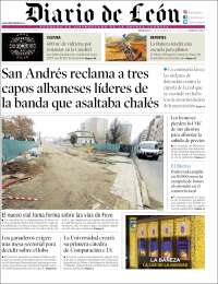 Portada de Diario de León (España)