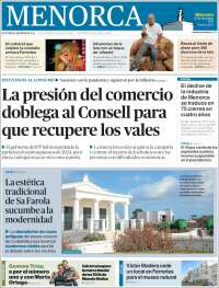 Portada de Menorca - Diario Insular (España)