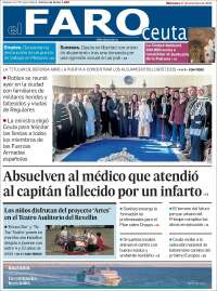 Portada de El Faro de Ceuta (España)